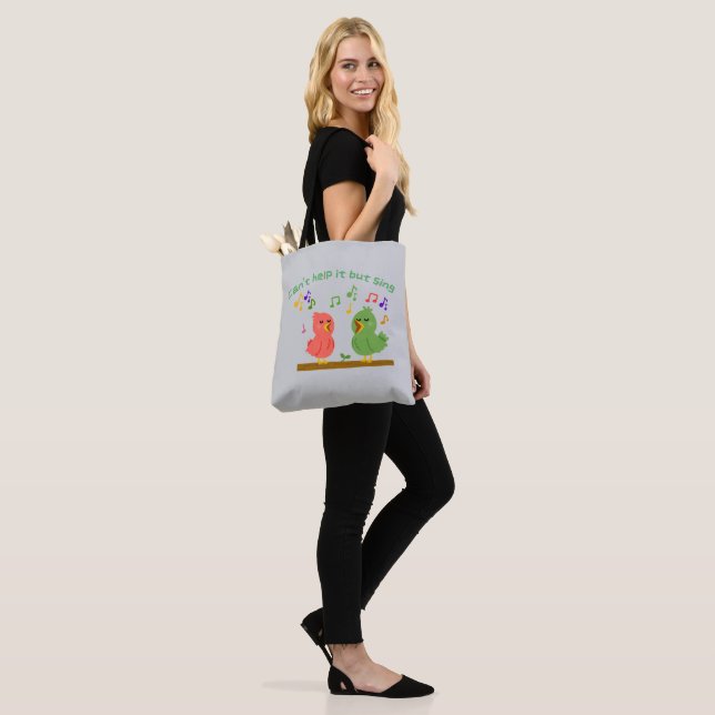 Tote Bag Oiseaux chanteurs (Sur le modèle)