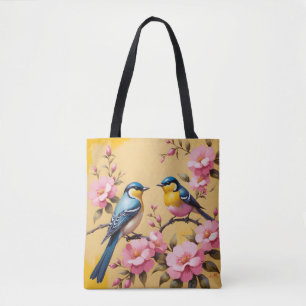 Tote Bag Oiseaux chanteurs colorés