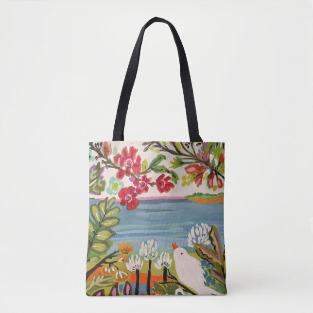 Tote Bag Oiseaux dans le jardin (Devant)