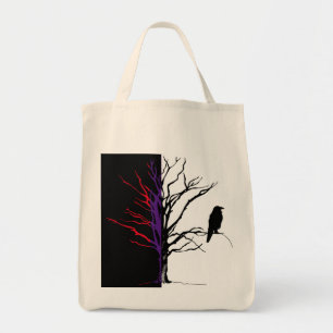 Tote Bag Oiseaux d'arbre. Corneilles, corneille corneille