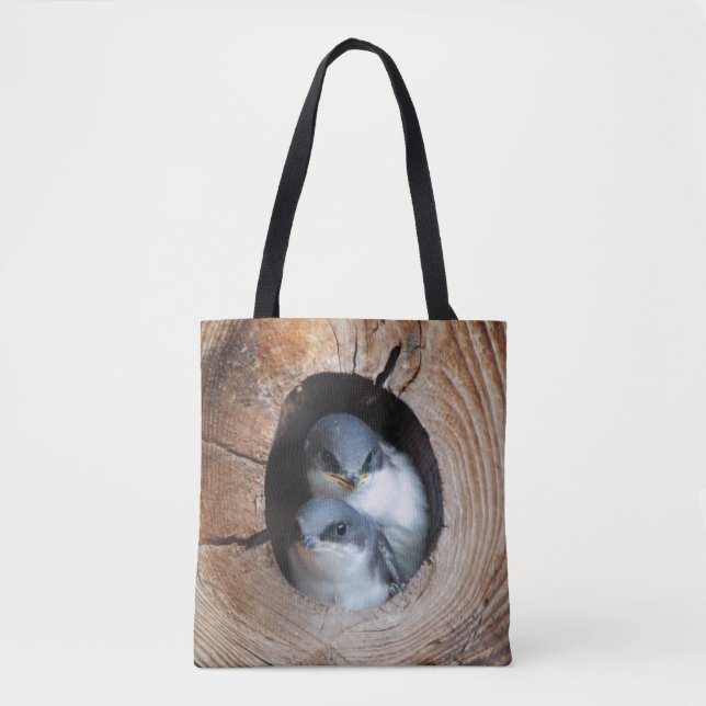 Tote Bag Oiseaux de bébé (Devant)