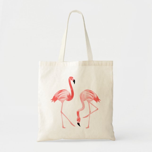 Tote Bag Oiseaux de Flamant rose (Devant)