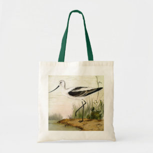 Tote Bag Oiseaux de rivage de la vie marine vintage, oiseau