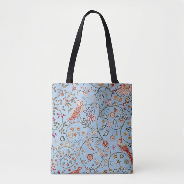 Tote Bag Oiseaux et fleurs, William Morris (Devant)