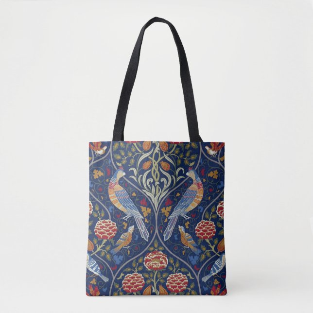 Tote Bag Oiseaux et fleurs, William Morris (Devant)