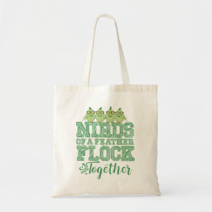 Tote Bag Oiseaux Nerds Drôles Des oiseaux de même plumage v