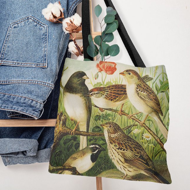 Tote Bag Oiseaux nord-américains | Tzel Gustav Mü (Créateur téléchargé)