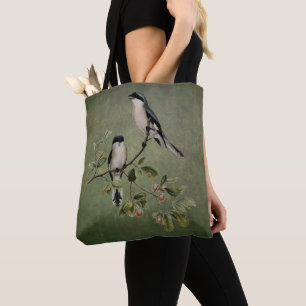 Tote Bag Oiseaux sur une perruque