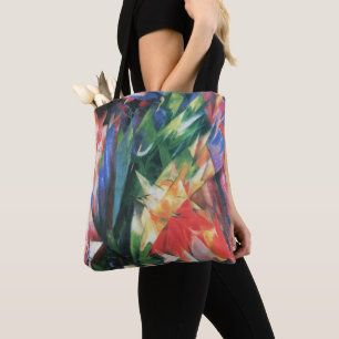 Tote Bag Oiseaux (Vogel) de Franz Marc, Art Cubisme Vintage