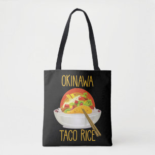 Tote Bag Okinawa Taco Rice japonais Kitchen Japon Foody