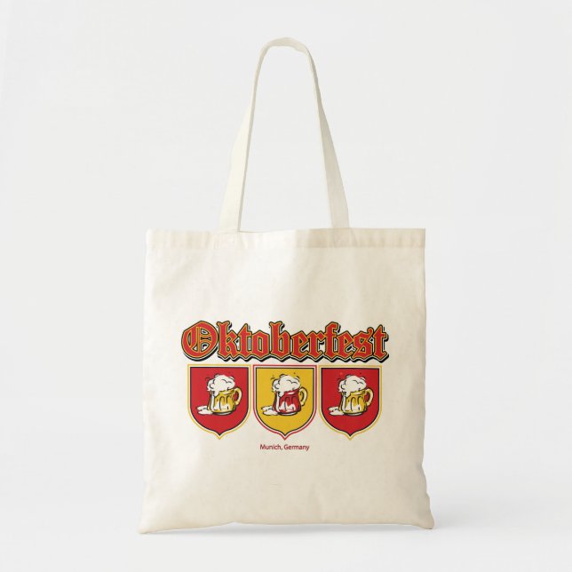 Tote Bag Oktoberfest-Shield—Bières (Devant)