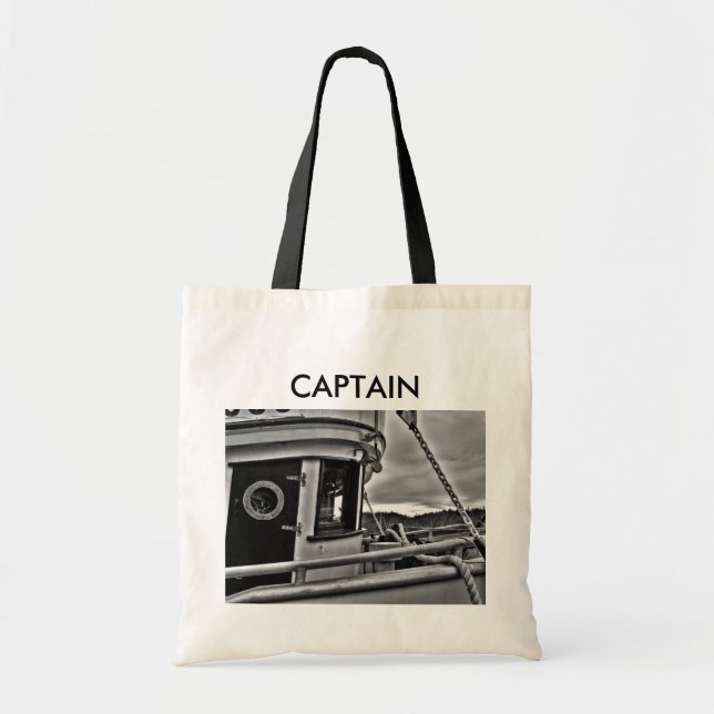 Tote Bag Old Fishing Boat Forecabin (Devant)