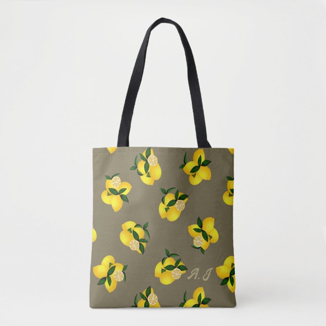 Tote Bag Olive chic citron (Devant)