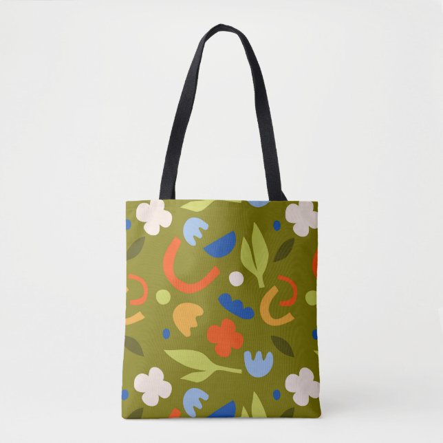 Tote Bag Olive Meadow (Devant)