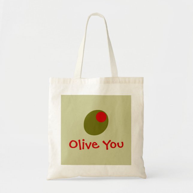Tote Bag Olive vous (Devant)