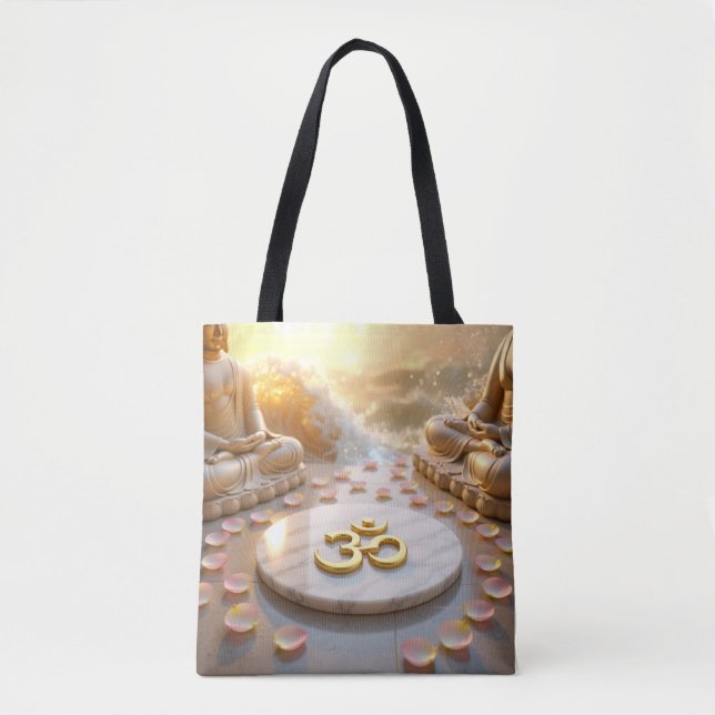 TOTE BAG OM - AUM - ZEN BOUDDHISME (Devant)