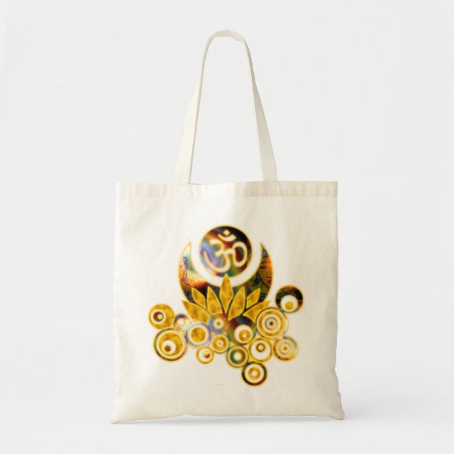 Tote Bag Om Lotus (Devant)