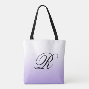 Tote Bag Ombre violet de lavande sur n'importe quelle coule