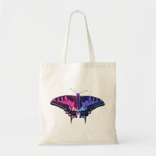 Tote Bag Omnisexual Pride Flag Swallowtail Butterfly