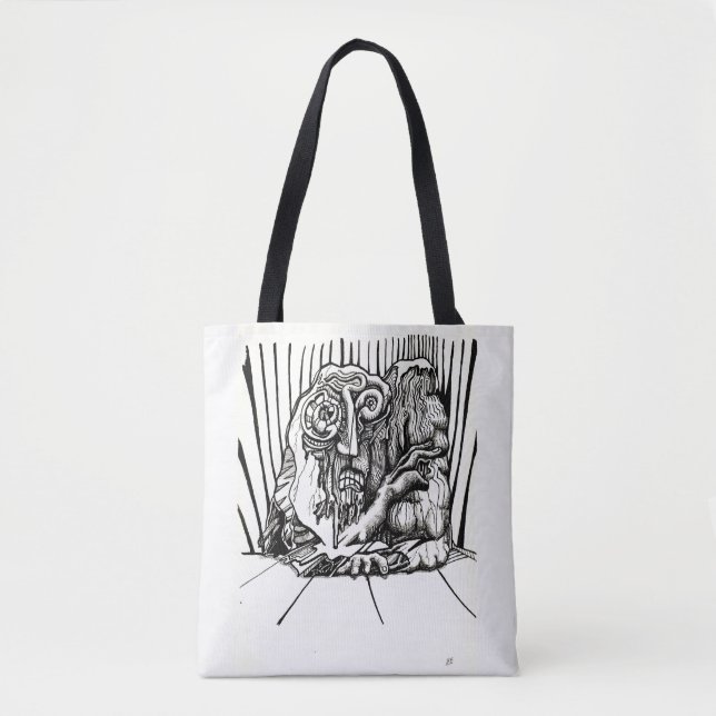 Tote Bag On Edge, par Brian Benson (Devant)
