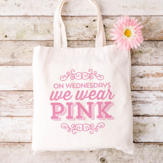 Tote Bag On Wednesdays We Wear Pink
