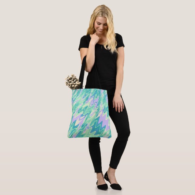 Tote Bag Ondes super (Sur le modèle)