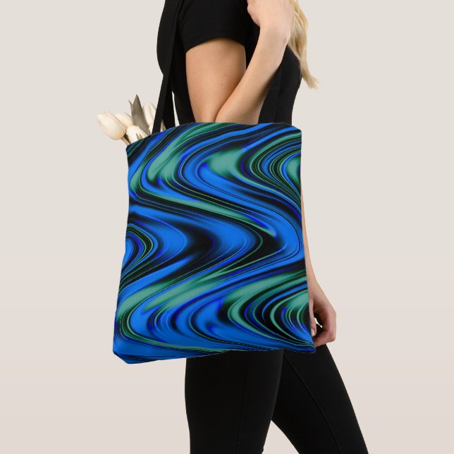 Tote Bag Ondes torrentielles... (De près)