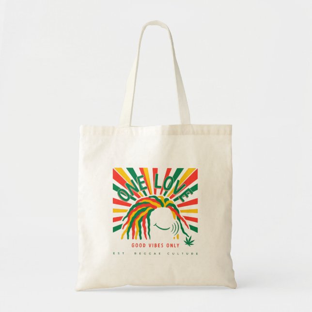 Tote Bag one love vibe (Devant)