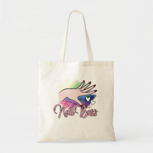 Tote Bag Ongle polonais Lover cadeau 'Nail Boss Nail Tech N