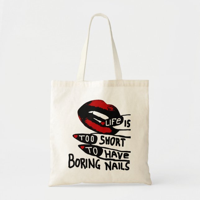 Tote Bag Ongles ennuyeux (Devant)