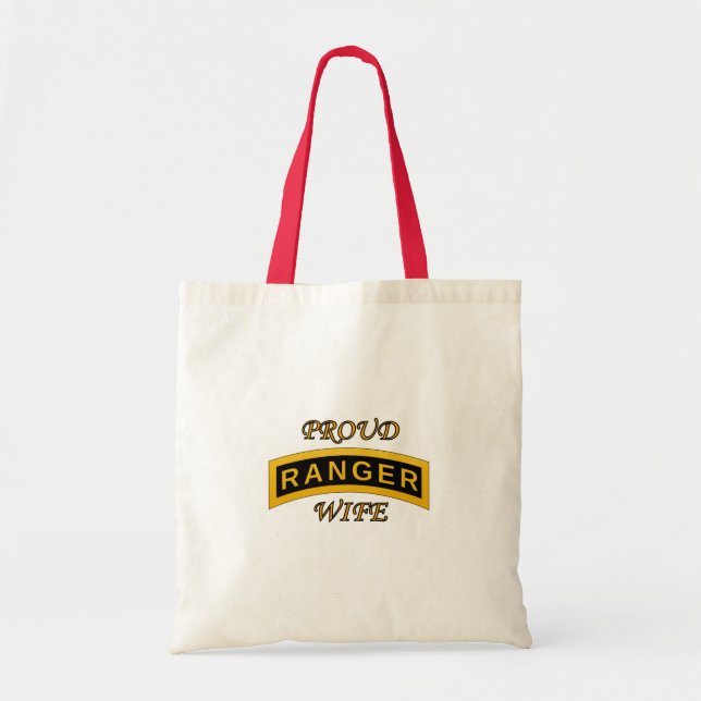 Tote Bag Onglet de l'école des Rangers de l'armée - Femme f (Devant)