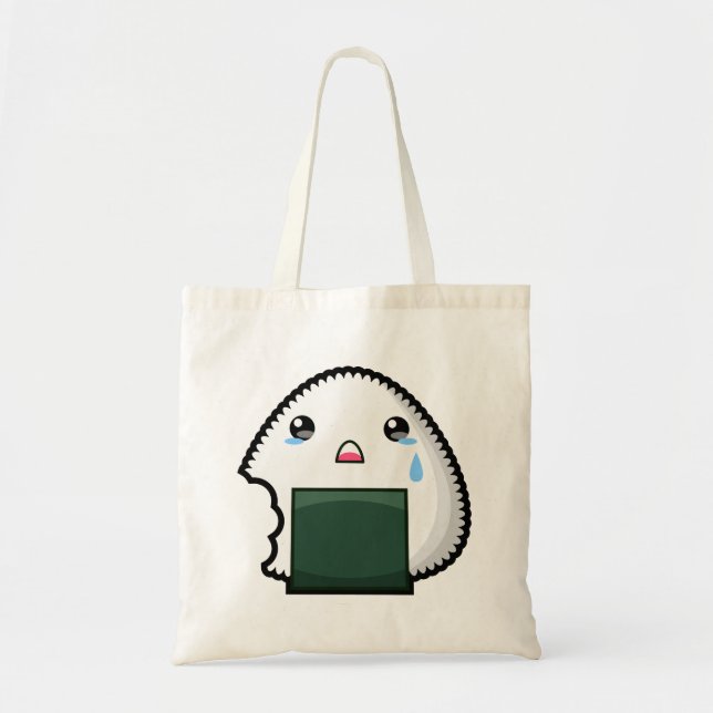 Tote Bag Onigiri triste (Devant)