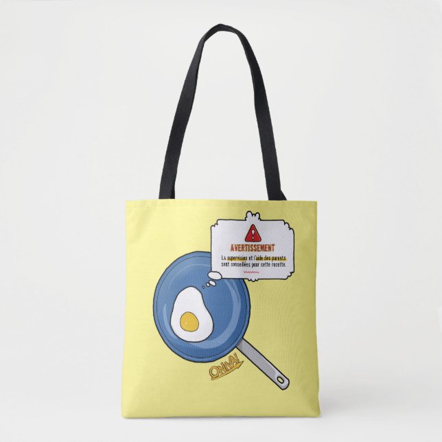 Tote Bag ONIVA ! Oeuf (Devant)