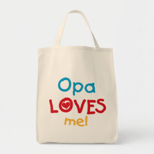 Tote Bag Opa aime mes t-shirts et cadeaux