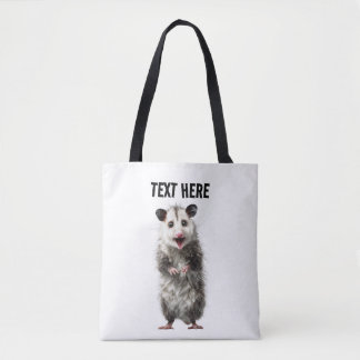 Tote Bag Opossum choqué drôle et surpris