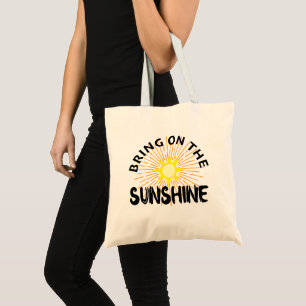 Tote Bag Optez Pour Le Design Sunshine - Budget Fourre-tout