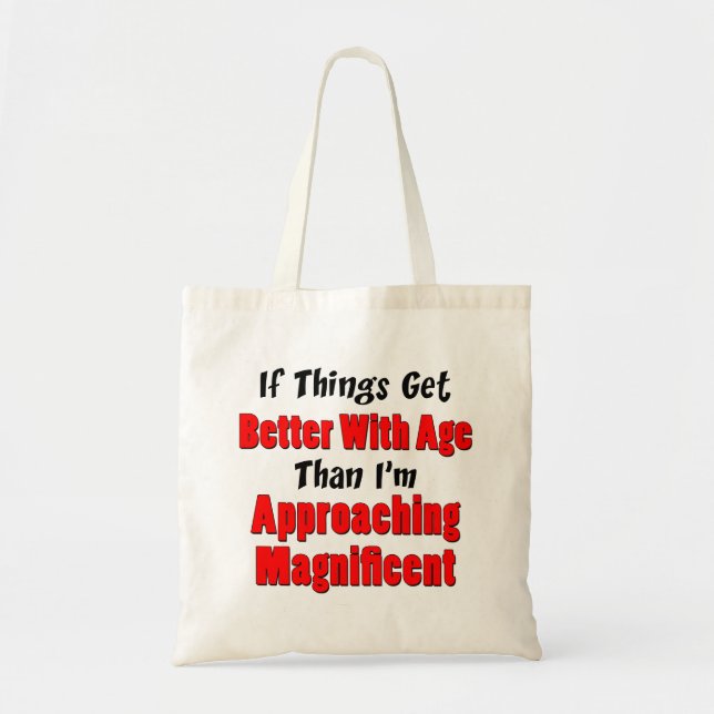 Tote Bag Optimisez Avec L'Âge À L'Approche De Fourre-tout M (Devant)