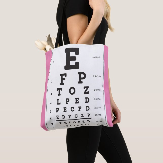 Tote Bag Optométrie Ophthomolgiste Eye Doctor Eye Chart Fou (De près)