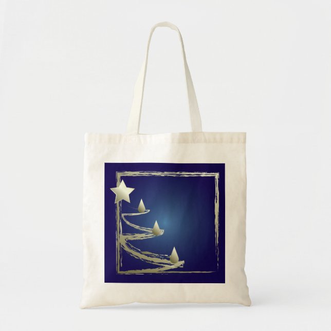Tote Bag or et saphir (Devant)