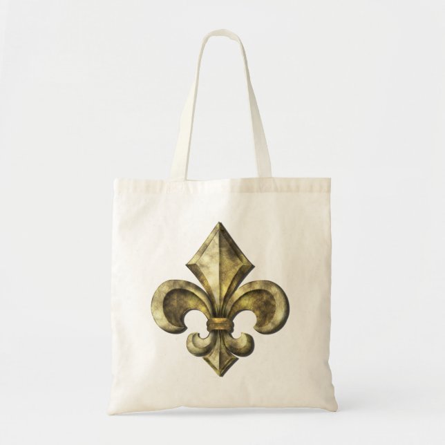 Tote Bag Or Fleur de lis (Devant)