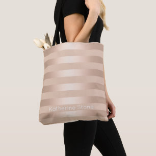 Tote Bag Or rose d'en cuivre moderne élégant de poussin