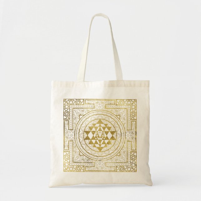 Tote Bag Or Sri Yantra/Sri Chakra (Devant)