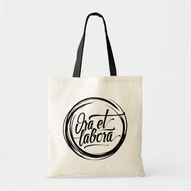 Tote Bag Ora et labora (Devant)