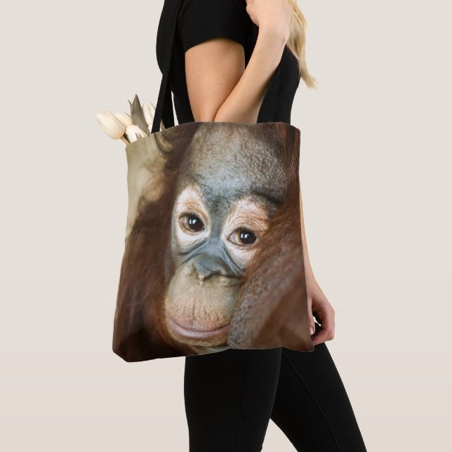 Tote Bag Orang-outan de bébé (De près)