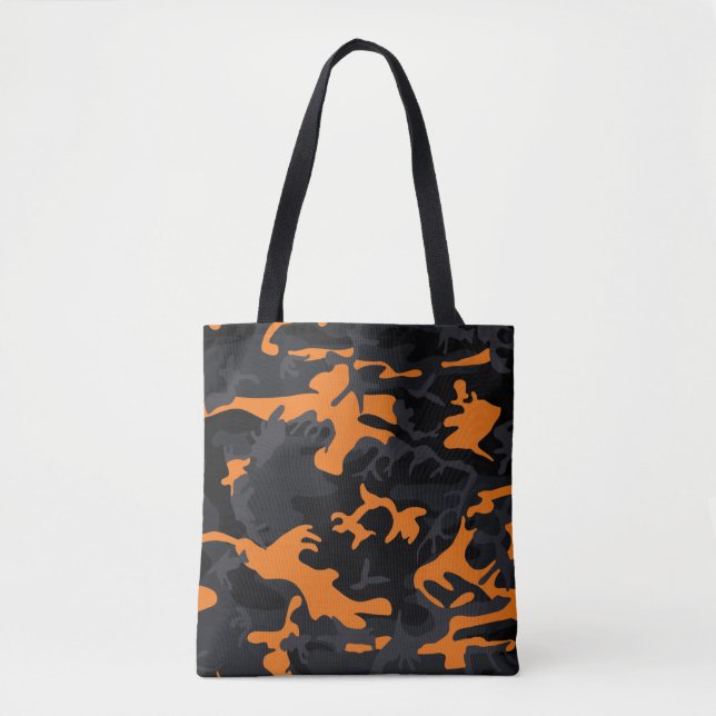 Tote Bag Orange Highlights Camo (Devant)