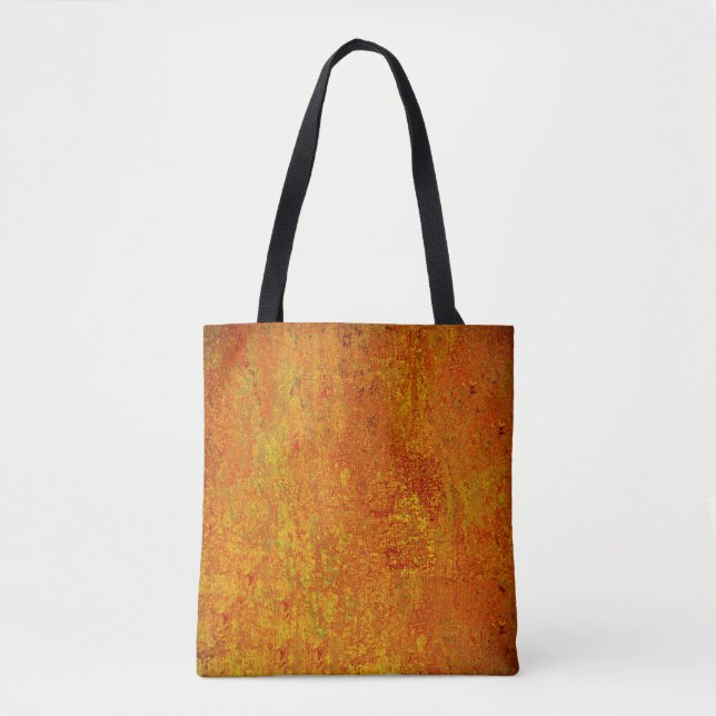 Tote Bag Orange jaune grunge fond abstrait, art, backgr (Devant)