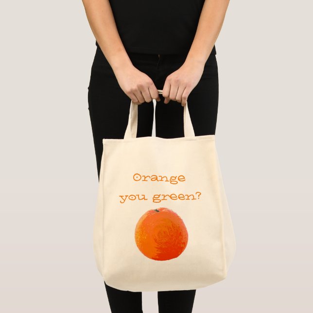 Tote Bag Orange juteux (Devant (produit))