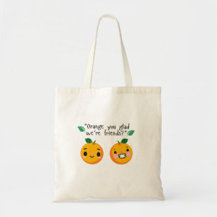 TOTE BAG ORANGE QUOTE