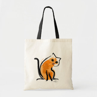 Tote Bag Orange Toi Un Chat