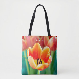 Tote Bag Orange Tulip